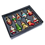 Ozdoba Baňka mix figurek, set 10 dr., 19x15x4 cm,