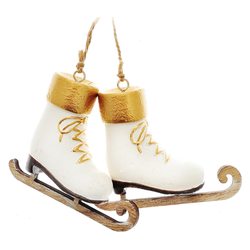 Brusle Mital bílé, 10x9x3 cm, kov 