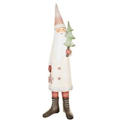 Santa v čepici se stromkem 