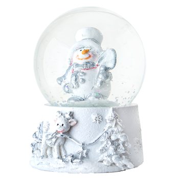 Sněžítko Sněhulák v bílém klobouku, 5x5x7 cm 