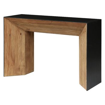 Římsa krbová Black, 120x40x80 cm, dřevo