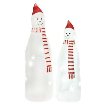 Sněhulák LED svítící Feber 24cm 